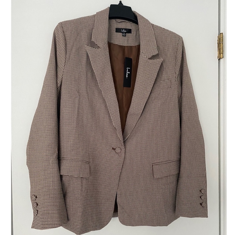 Houndstooth Blazer